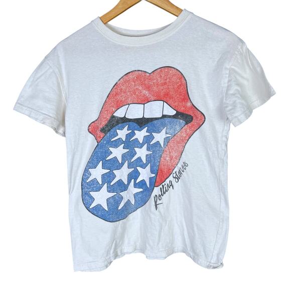 Women's The Rolling Stones Americana Tongue T-Shirt - Size Small - Picture 1 of 3